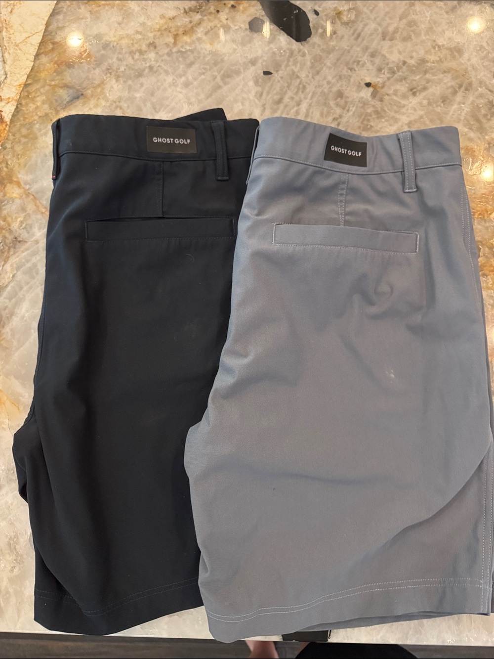 Ghost Golf Men’s Performance Shorts — Black & Gray